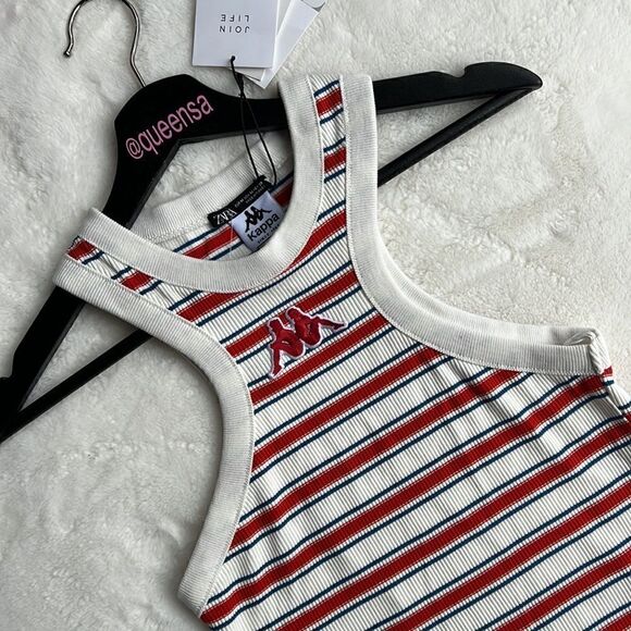 Zara x Kappa striped top - Picture 2 of 11